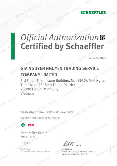 Đại lý chính thức Schaeffler Việt Nam